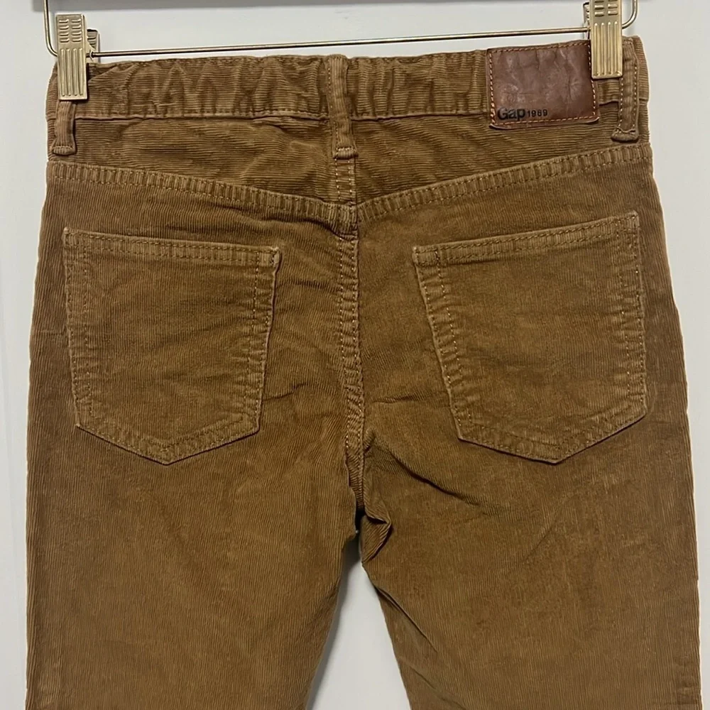 GAP Kids Boys Corduroy Regular Slim Pants Sz 12 SLIM Brown Tan
